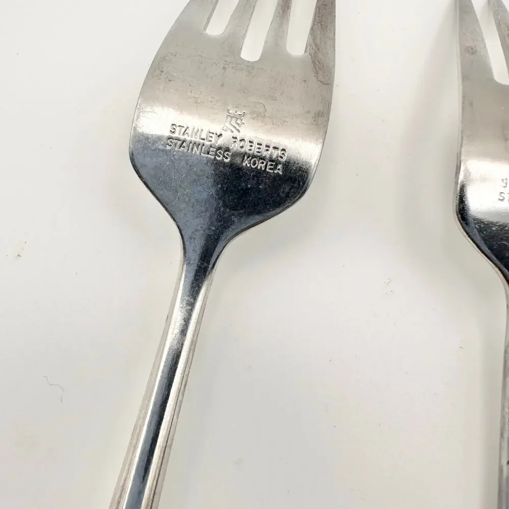 Stanley Roberts Korea York SRBYOR Set of 3 Salad Forks Dinner Forks Oval Spoons